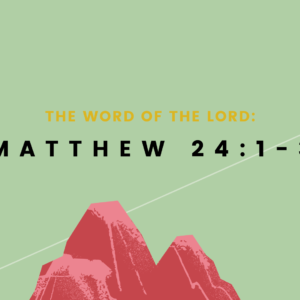 Matthew 24:1-3